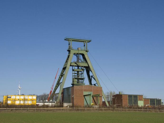 View of the winding tower of the Konrad 
