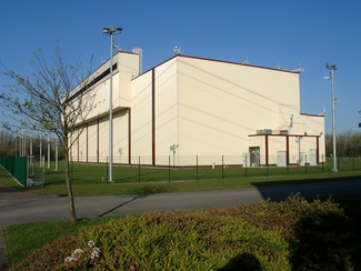 Exterior view of the Brokdorf interim storage facility 